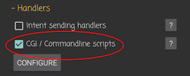 CGI - Enabling the feature
