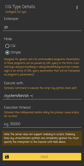 CGI - File types